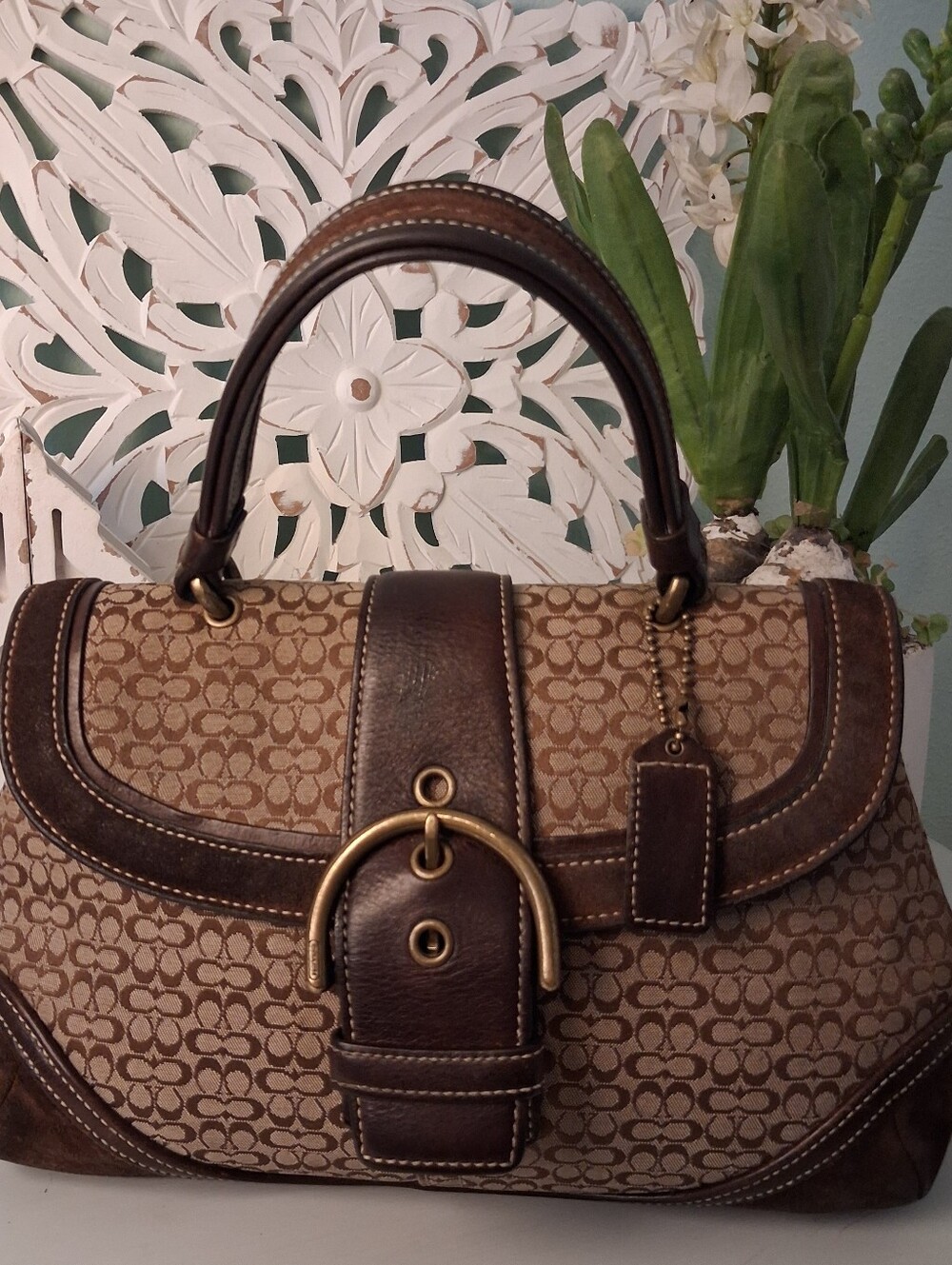 Coach Vintage Y2K Soho Signature Handbag